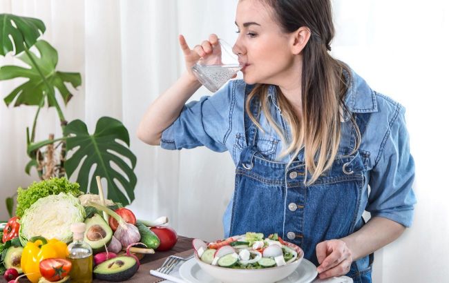 Can you drink water while eating? Here's what the experts think