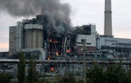 Russia bombs Ukraine's Kherson heat and power plant, causing severe damage