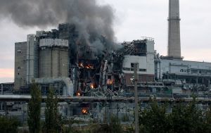 Russia bombs Ukraine's Kherson heat and power plant, causing severe damage