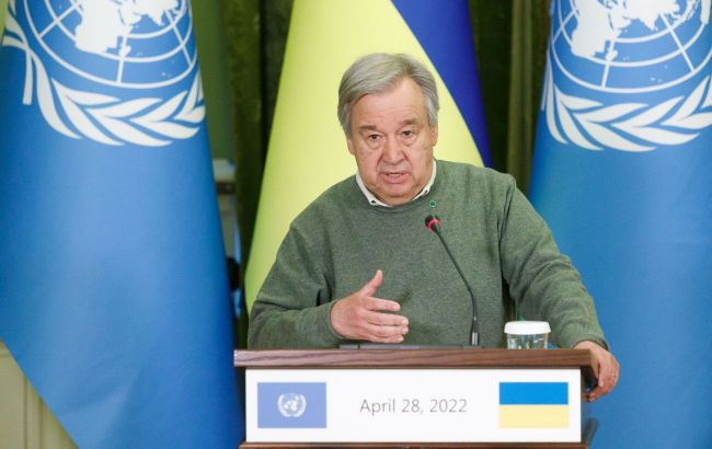 UN makes statement on Guterres' visit to Ukraine