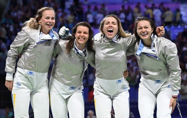 Ukraine's national fencing team wins first gold medal at 2024 Olympics