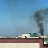 Fire in occupied Simferopol: Black smoke pouring out