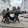 Ruined city center, burnt cars, children among dead: Photo report from Ukrainian Sumy