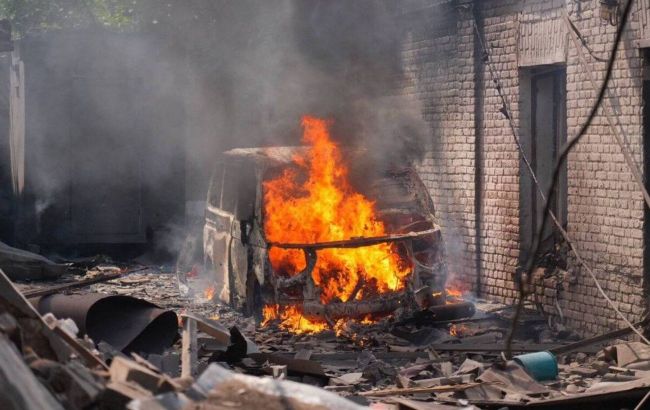 University targeted, buildings burning: Shocking footage from Zaporizhzhia strike