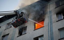 Russia strikes Ukraine's Odesa region with drones: Radio market and dormitory on fire