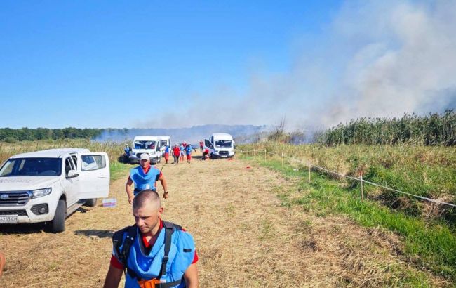Russia cynically justifies strike on demining mission near Ukraine's Chernihiv