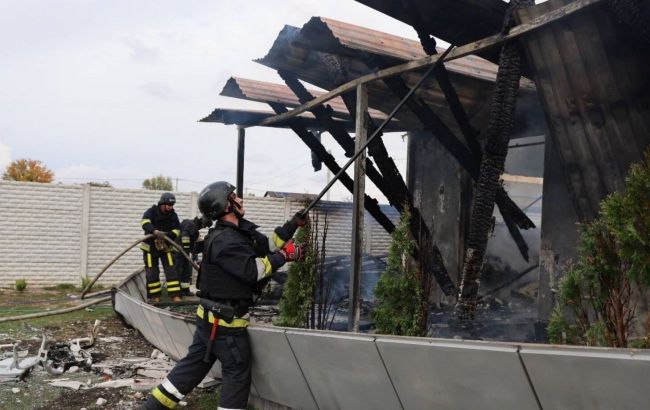 Russian drone strike hits energy facility in Ukrainian city Pryluky, causing massive power outage