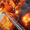 Rescuers release footage showing aftermath of Russian strike on oil depot in Ukraine's Pryluky