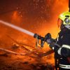 Russian drones hit warehouses in Odesa region in Ukraine, fire erupts