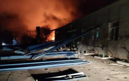 Russia strikes critical infrastructure in Ukraine's Odesa region: Fire broke out