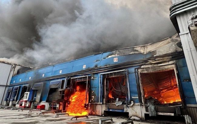 Food storage facility and logistics terminal hit in Russian attack on Dnipro on day of mourning