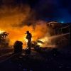 Russia strikes Ukraine's Kyiv region overnight, trapping residents under rubble