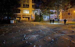 Russia strikes near Dnipro City Council for third time: Business center catches fire downtown