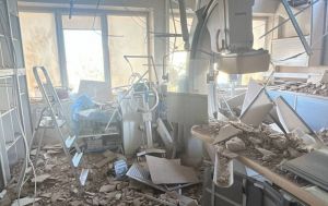 Russia strikes operating room at Kyiv heart hospital, injuring patient