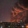 Drone attack sparks massive fire in occupied Donetsk