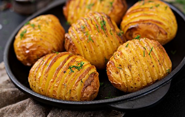 Make baked potatoes crispier with just one product