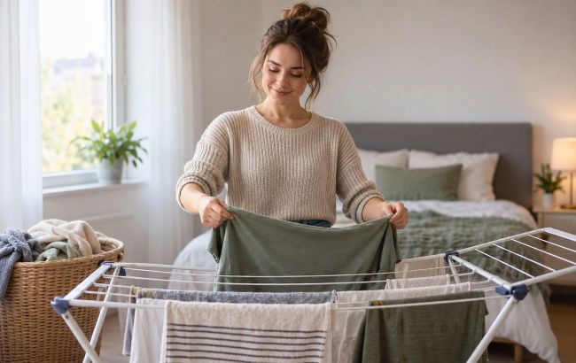 How to dry laundry quickly indoors when it gets colder