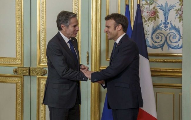Blinken discussed support for Ukraine during meeting with Macron