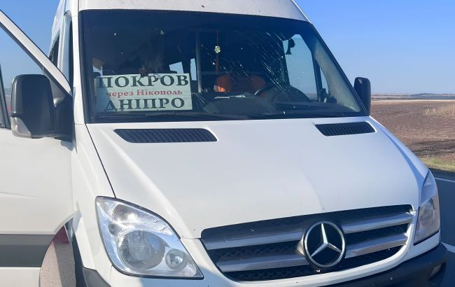 Russian drone hits passenger bus in Dnipropetrovsk region, killing five