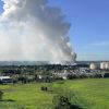 Massive fire erupts near Russia's St. Petersburg after explosion