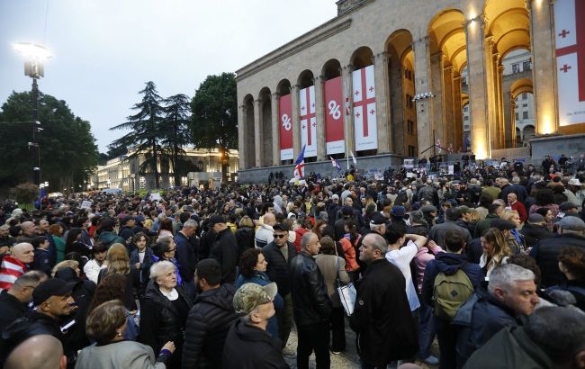 Protests in Georgia: Participants are given airtime, their statements to appear on TV