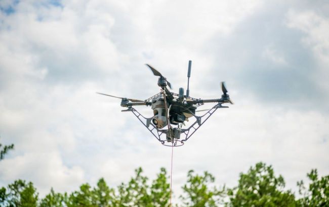 US Army tests tethered drone designed to keep flying through electronic warfare