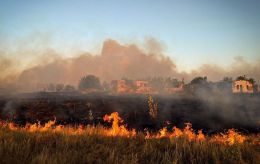 Mykolaiv region struggles with 50+ fires, homes and farms hit hard