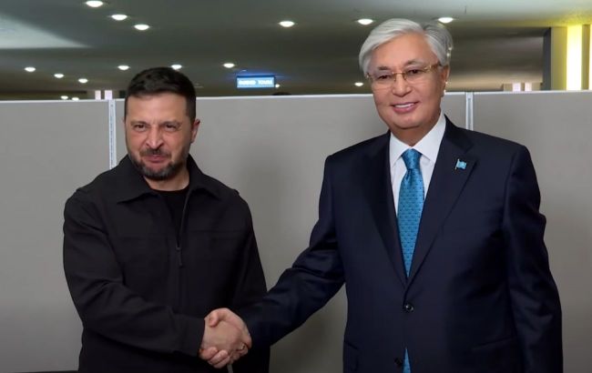Zelenskyy and Kazakhstani leader Tokayev hold talks on war resolution and collaboration