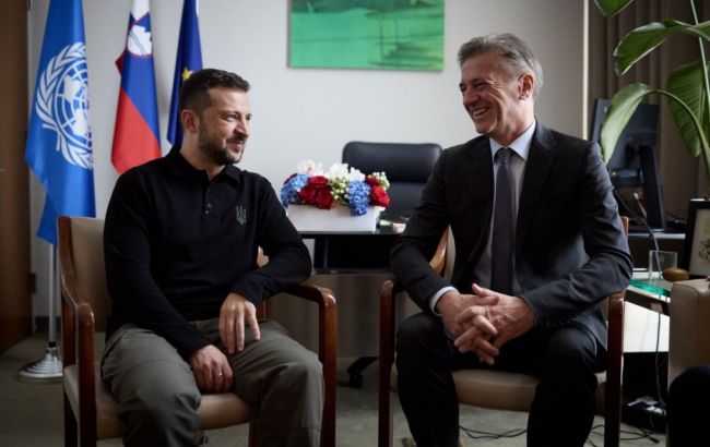 Zelenskyy meets with Slovenian PM to discuss implementation of peace formula