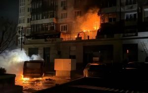 Russia strikes Ukraine's Uman, setting apartment building ablaze and injuring 5