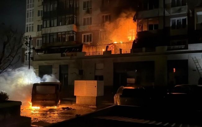 Russia strikes Ukraine's Uman, setting apartment building ablaze and injuring 5
