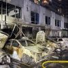 Burnt cars in parking lot, shattered windows – Aftermath of Russian drone strikes on Odesa