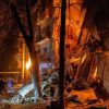 Russian attack on Kharkiv destroys apartment building section, casualties reported