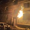 Drone explodes near building in Chernihiv: Gas pipeline ignites, 2 injured