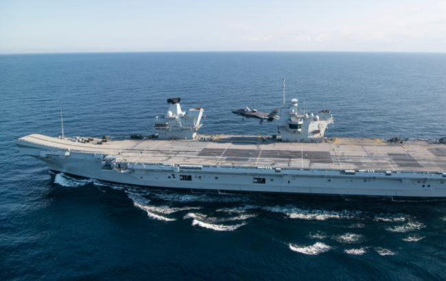 UK readies Prince of Wales carrier for possible Middle East deployment &mdash; Sky News