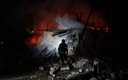 Russian aerial bomb strikes kill one person in Zaporizhzhia