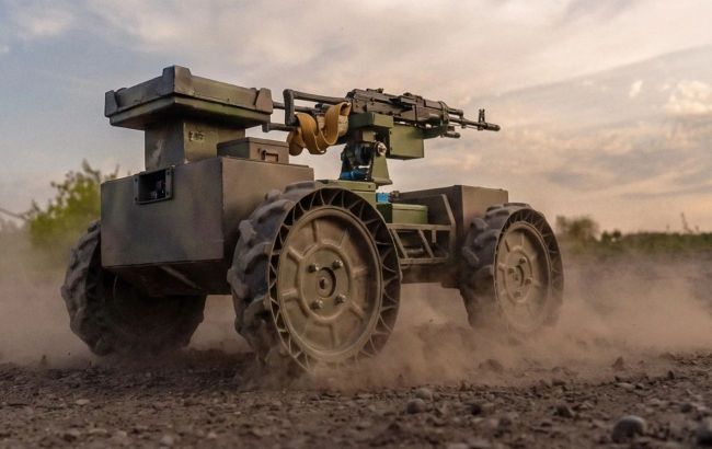 Ukraine tests mobile ground drones armed with machine guns