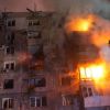 Russia massively strikes Ukraine's Zaporizhzhia: Apartments burned down, 3 people injured