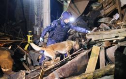 Fire at local market and residential building destroyed in Kharkiv after Russia's attack