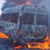Passenger minibus hit by Russian FPV drone in Ukraine, seven wounded
