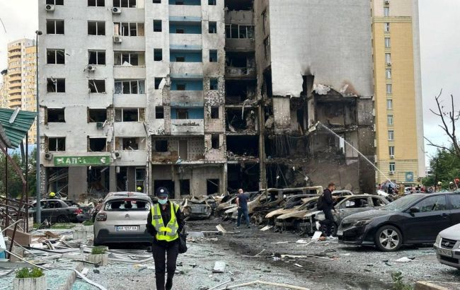 Russia claims it targeted military sites, but missiles hit Kyiv homes