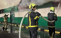 Russia attacks 6 districts in Kyiv region as fires break out