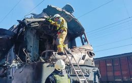 Russian drone strikes train in Odesa region, killing two railway workers