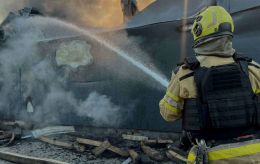 Kyiv rocked by attacks: University and building hit, fires erupt, streets blocked