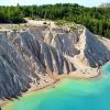Hidden paradise in Ukraine: Turquoise water, soft white sand and forest escape